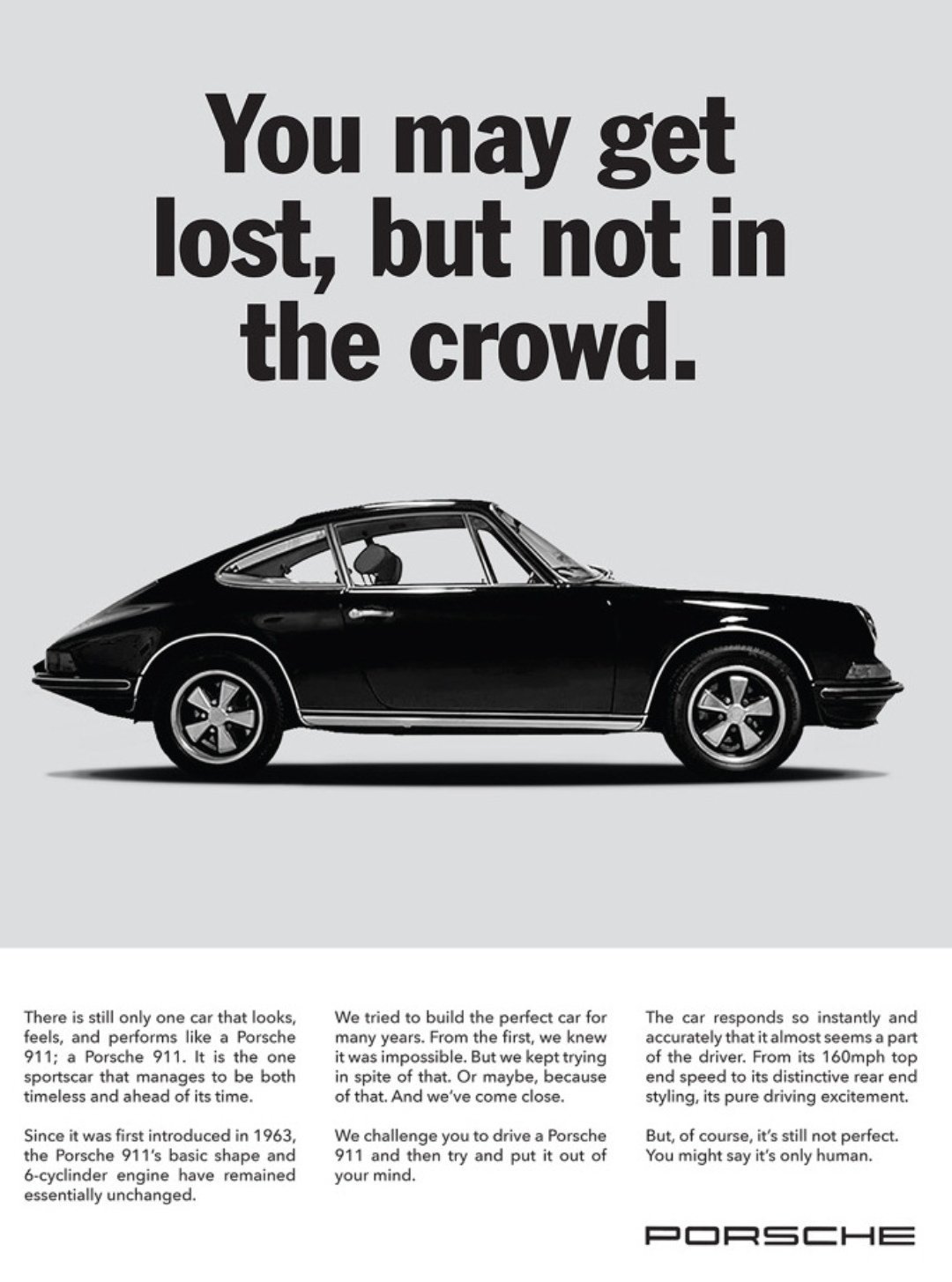The Best Porsche Ads of All Time: You May Get Lost